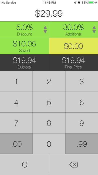 Sale Price plus Tax Calculator App screenshot #6