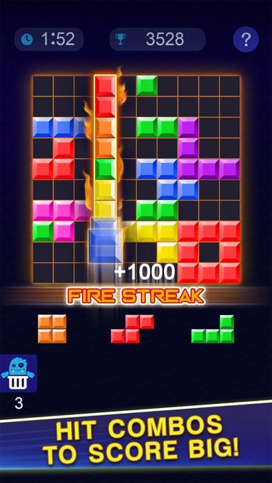 Block Blitz: Skillz Puzzle Win captura de pantalla del juego