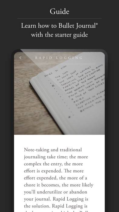Bullet Journal Companion App skärmdump #6