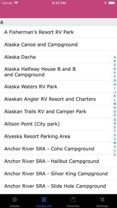 Alaska – Campgrounds, RV Parks App screenshot