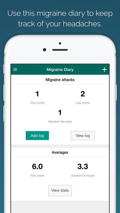 Migraine App-Screenshot #1