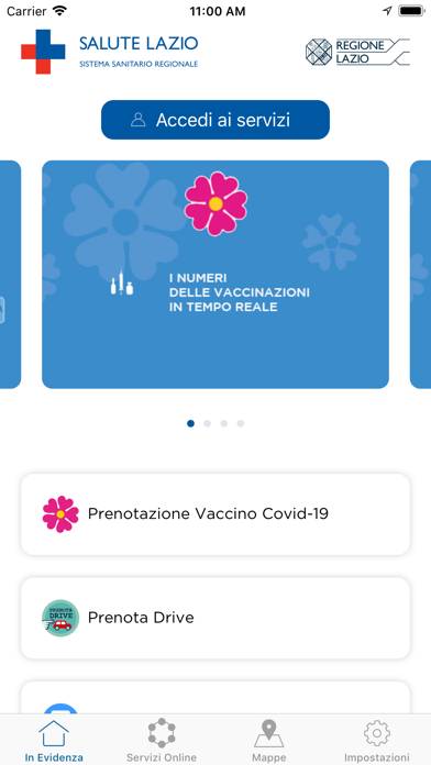 SaluteLazio Schermata dell'app #1