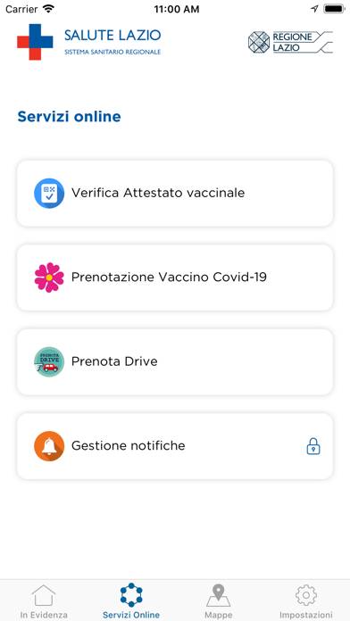 SaluteLazio Schermata dell'app #2