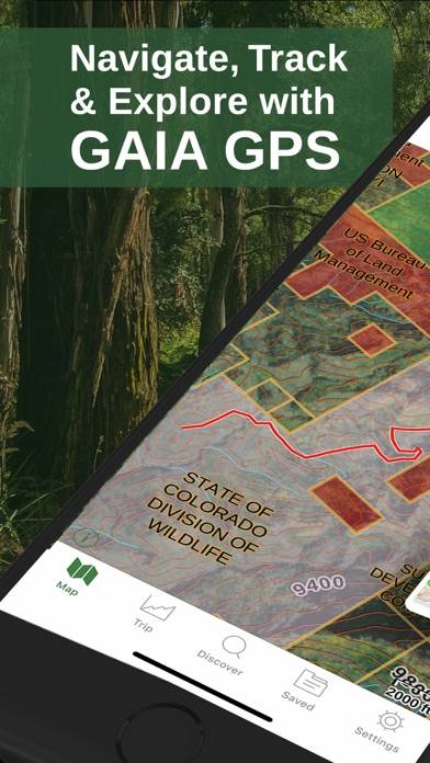 Gaia GPS: Mobile Trail Maps Capture d'écran de l'application #1