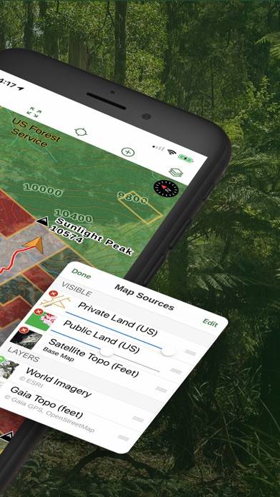Gaia GPS: Mobile Trail Maps Capture d'écran de l'application #2