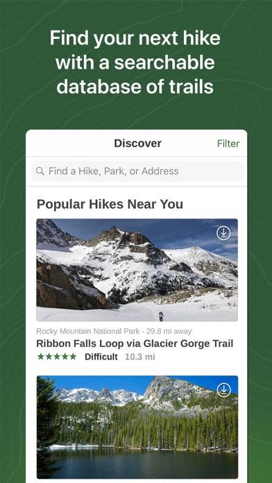 Gaia GPS: Mobile Trail Maps Schermata dell'app #3