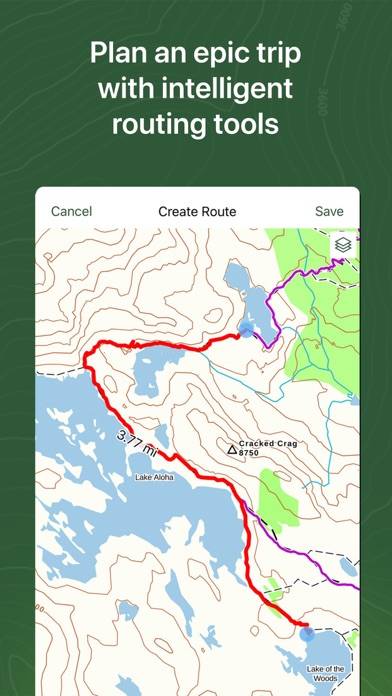 Gaia GPS: Mobile Trail Maps Capture d'écran de l'application #4