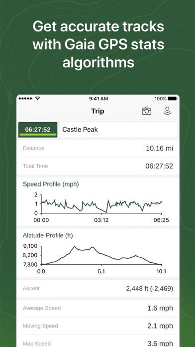 Gaia GPS: Mobile Trail Maps Captura de pantalla de la aplicación #5