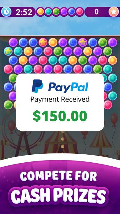 Real Money Bubble Shooter Game App skärmdump #3