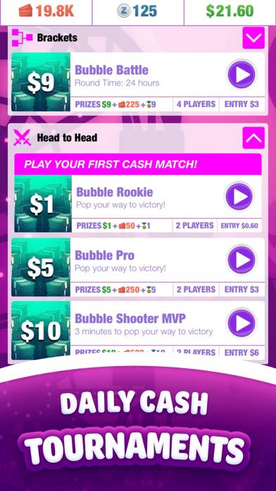 Real Money Bubble Shooter Game App skärmdump #4
