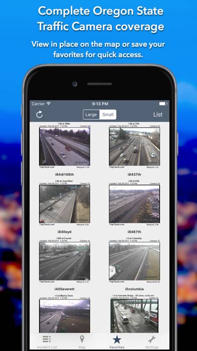 Oregon Roads Traffic App screenshot