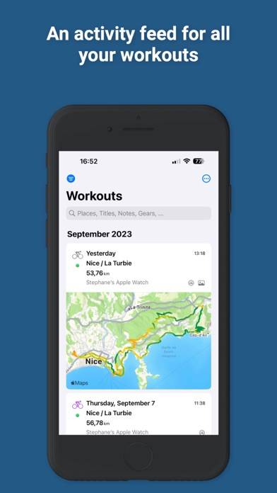 HealthFit App skärmdump #1