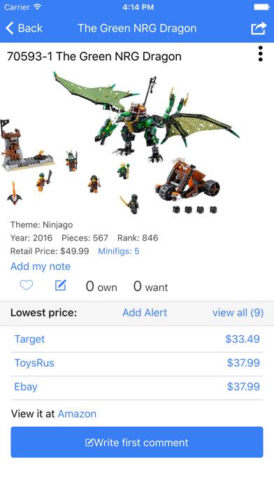 BestBrickPrice Pro Capture d'écran de l'application