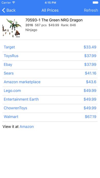 BestBrickPrice Pro Capture d'écran de l'application