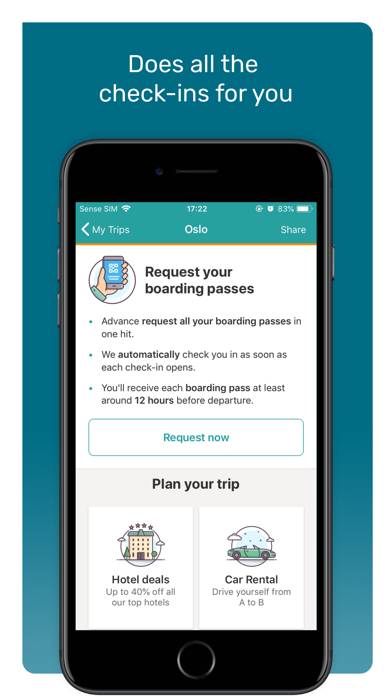 Travellink: Boka billiga flyg App skärmdump