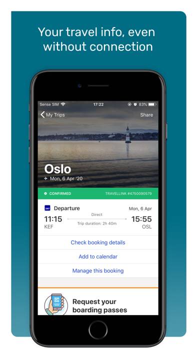 Travellink: Boka billiga flyg App skärmdump