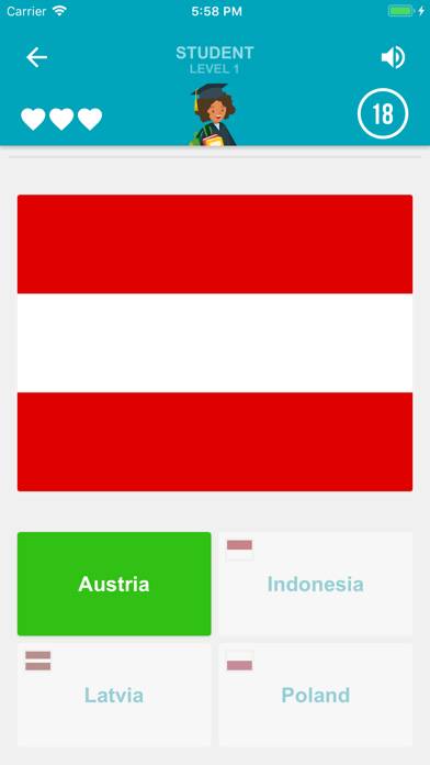 Flags of the World Best Trivia App skärmdump #4