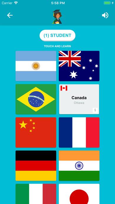 Flags of the World Best Trivia Captura de pantalla de la aplicación #5