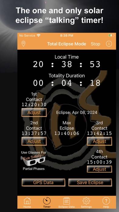 Solar Eclipse Timer App screenshot #1