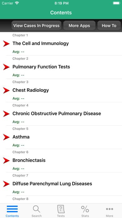 Pulmonary Disease Board Review App skärmdump #2