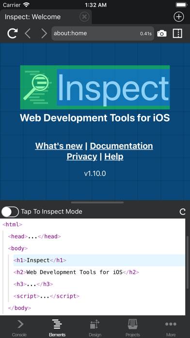 Inspect Browser Schermata dell'app #2