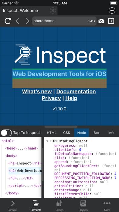 Inspect Browser Schermata dell'app #5
