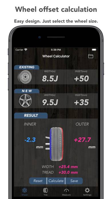 Tire Calculator (Offset&Speed)