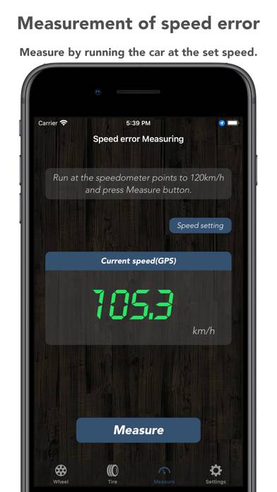 Tire Calculator (Offset&Speed) Capture d'écran de l'application