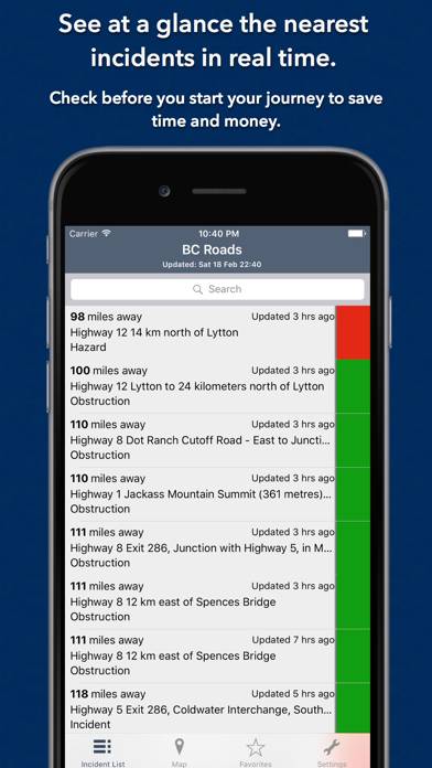 British Columbia Roads App-Screenshot #3