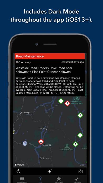 British Columbia Roads App-Screenshot #5