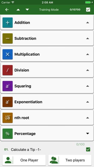 Math Tricks (100 plus) PRO Captura de pantalla de la aplicación #2