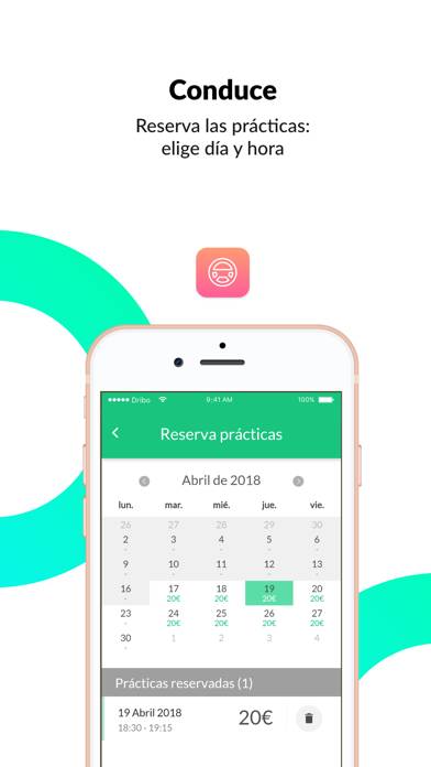 Dribo – Tu autoescuela online Captura de pantalla de la aplicación