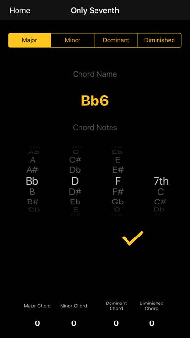 Chord Trainer Captura de pantalla de la aplicación