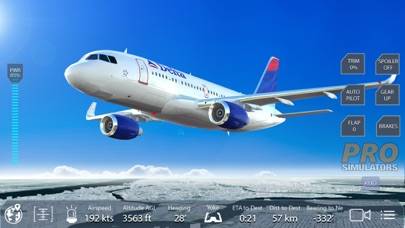 Pro Flight Simulator NY 4K Capture d'écran de l'application #1