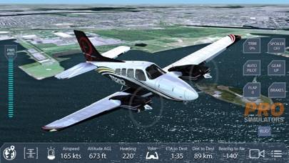 Pro Flight Simulator NY 4K Schermata dell'app #3