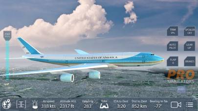 Pro Flight Simulator NY 4K Schermata dell'app #4