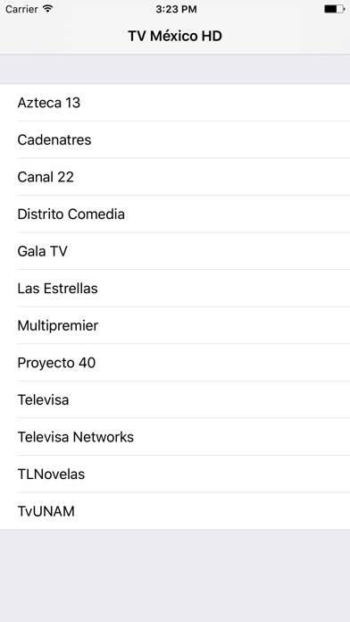 Tv Mexico Hd Online Captura de pantalla de la aplicación #1