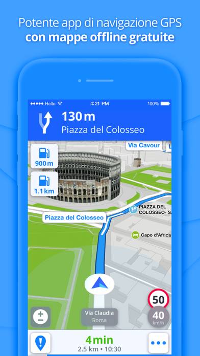 Navigatore GPS e Mappe Schermata dell'app #1