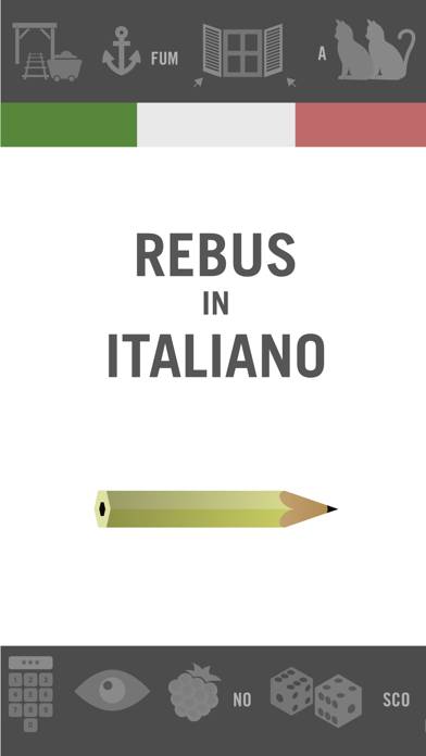 Rebus in italiano immagine dello schermo