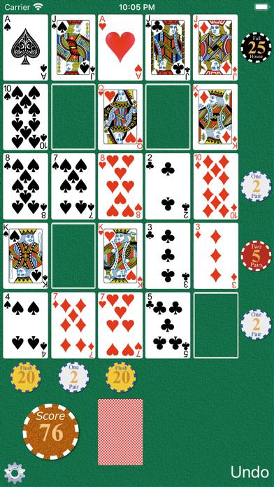 Poker Solitaire screenshot