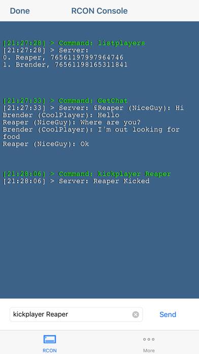 RCON Game Server Admin Manager Capture d'écran de l'application #1