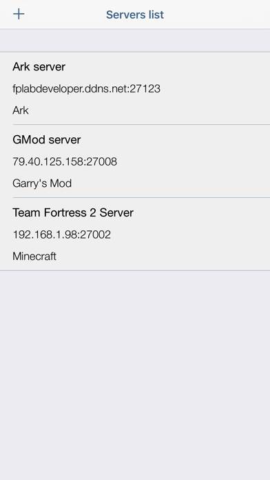 RCON Game Server Admin Manager Capture d'écran de l'application #2