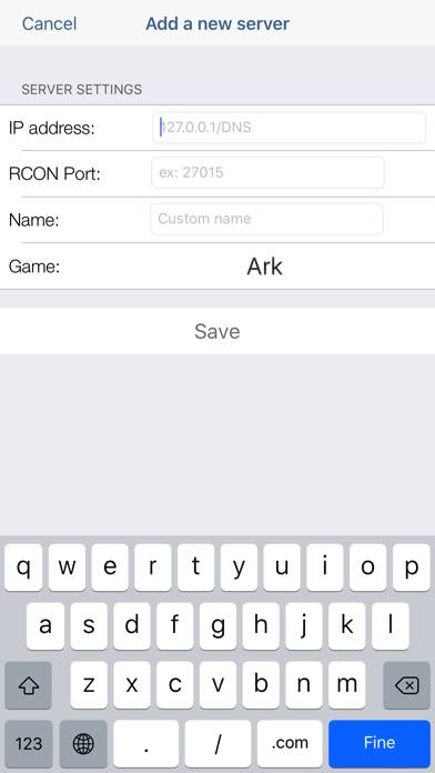 RCON Game Server Admin Manager Capture d'écran de l'application #4