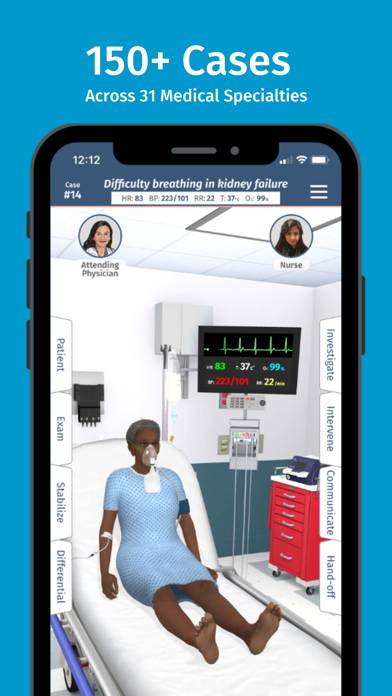 Full Code Medical Simulation App-Screenshot #2