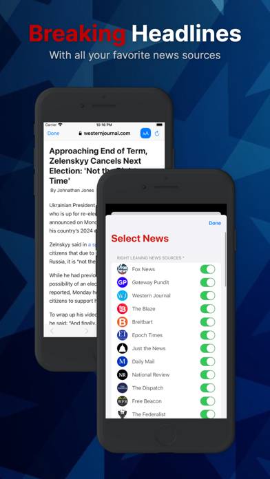 Conservative News App screenshot