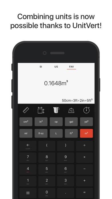 UnitVert: Unit of Measurement Converter Calculator Capture d'écran de l'application #2