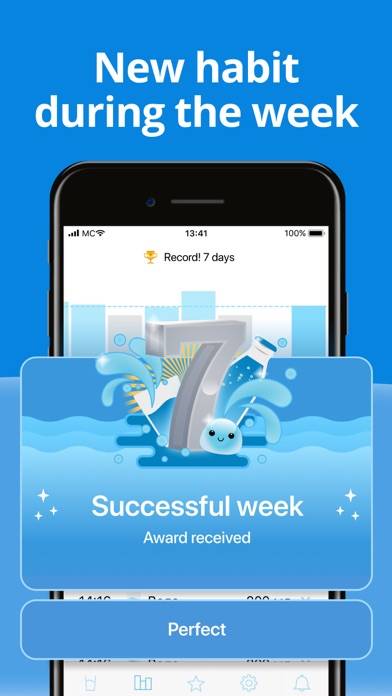 Water Time Drink Reminder Schermata dell'app