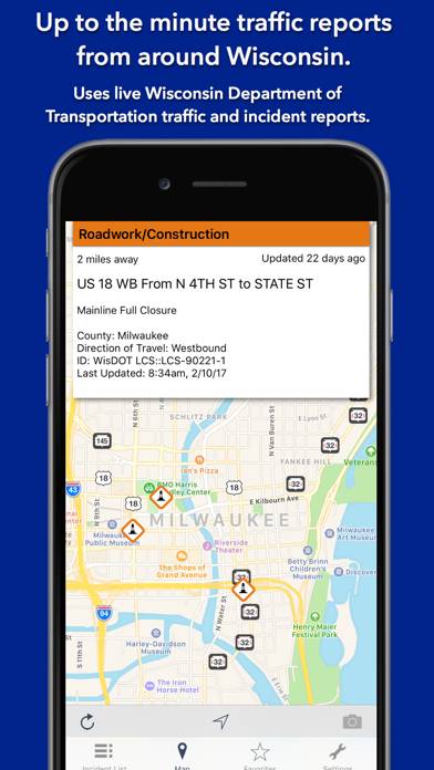 Wisconsin State Roads App screenshot #1