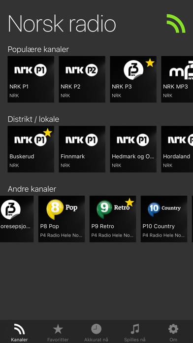 Norsk Radio Nettradio Captura de pantalla de la aplicación #1