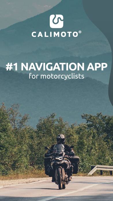 Calimoto Motorcycle Navigation App skärmdump #1